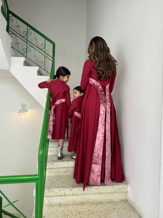 Lara Girl (Kids)-Maroon