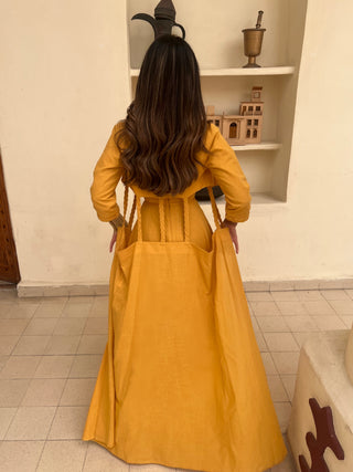 Trenza in mustard