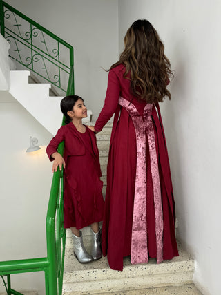 Lara Girl (Kids)-Maroon