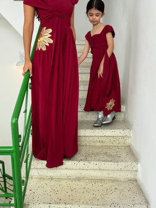 فتاة أرفا (أطفال) - كستنائي