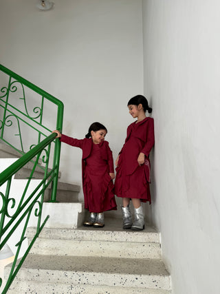 Lara Girl (Kids)-Maroon