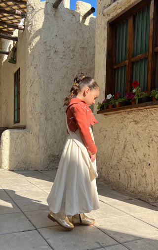 Leya in Terracotta - Made for Little Girls