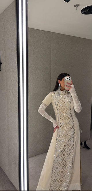 Nuha Almansour 2-Cream White Color