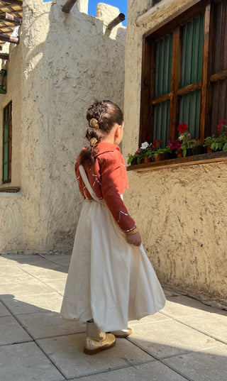 Leya in Terracotta - Made for Little Girls