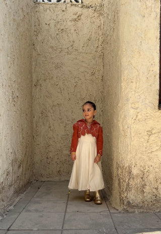 Leya in Terracotta - Made for Little Girls