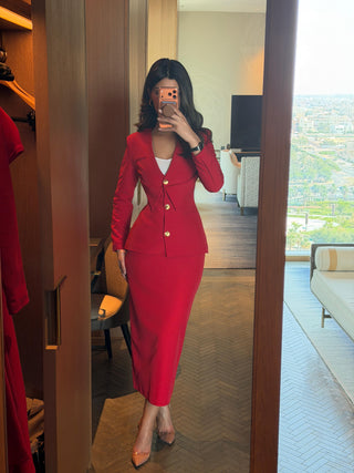 Ciara in Russian Red