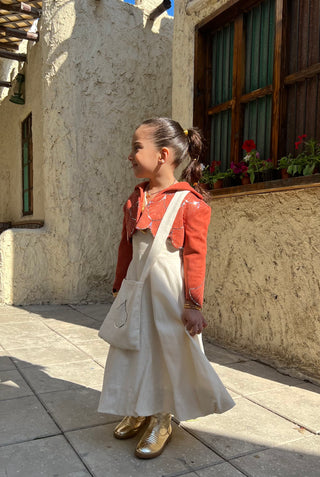 Leya in Terracotta - Made for Little Girls