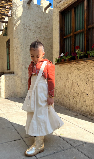 Leya in Terracotta - Made for Little Girls