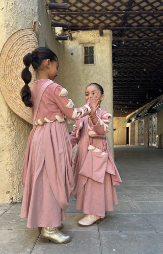 Amraya in Blush Cloud - Made for Little Girls